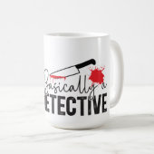 Eigenlijk detective koffiemok (Voorkant rechts)