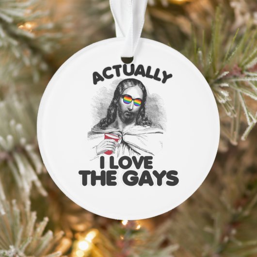 Eigenlijk hou ik van de homo's ornament (Boom)