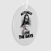 Eigenlijk hou ik van de homo's ornament (voorkant)