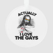 Eigenlijk hou ik van de homo's ornament (achterkant)