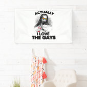 Eigenlijk hou ik van de homo's spandoek (Insitu)
