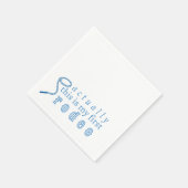 Eigenlijk is dit mijn eerste rodeo verjaardag servet (Hoek)