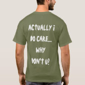 Eigenlijk kan het me wel schelen t-shirt (Achterkant)