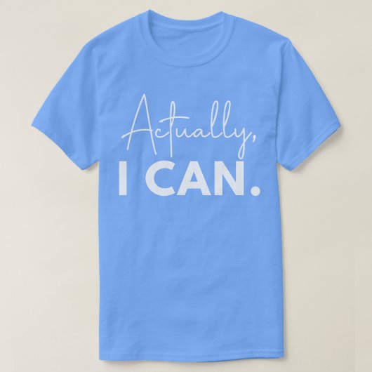 Eigenlijk kan ik 5 t-shirt (Design voorkant)