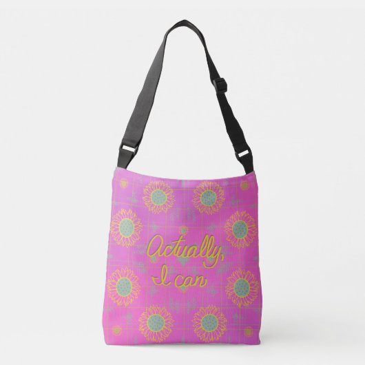 Eigenlijk kan ik dragen crossbody tas (Voorkant)