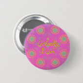 Eigenlijk kan ik knop ronde button 5,7 cm (Voorkant /achterkant)