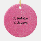 Eigenlijk kunt u een Motivatie-/aangepaste naamquo Keramisch Ornament (Achterkant)