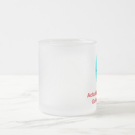 Eigenlijk zou ik eerder Golfing zijn in Florida Matglas Koffiemok (Center)