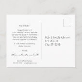 Eigenlijke foto Makelaar Gelukkig Huisverjaardag Briefkaart (Achterkant)