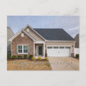 Eigenlijke foto Makelaar Gelukkig Huisverjaardag Briefkaart (Voorkant)