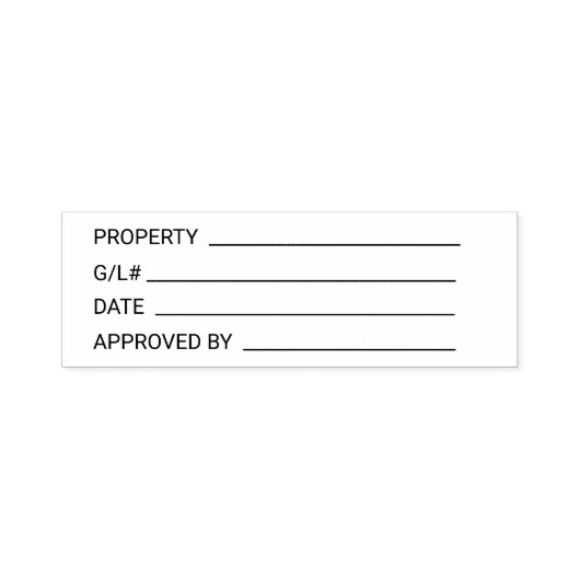 Eigenschap Algemeen grootboek Tekendatum Goedkeuri Zelfinktende Stempel (Design)