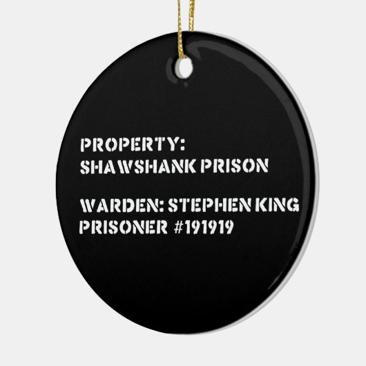 Eigenschap: Shawshank Gevangenis Keramisch Ornament (Links)