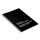 Eigenschap: Shawshank Gevangenis Notitieboek (Rechterzijde)