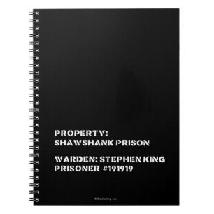 Eigenschap: Shawshank Gevangenis Notitieboek