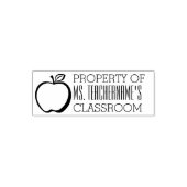 Eigenschap van aangepaste lerarennaam klaslokaal  zelfinktende stempel (Design)