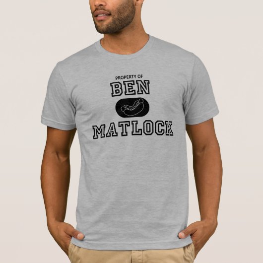 Eigenschap van Ben Matlock T-shirt (Voorkant)