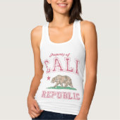 Eigenschap van Californië Tanktop (Voorkant)