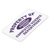 Eigenschap van de afdeling computerwetenschappen magneet (Linkerzijde)