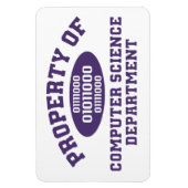 Eigenschap van de afdeling computerwetenschappen magneet (Verticaal)