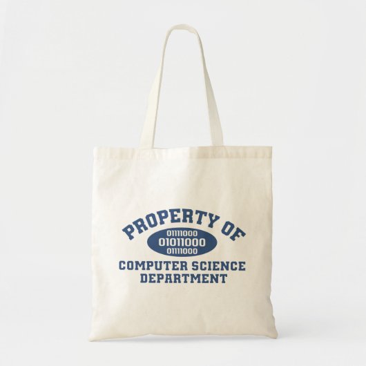 Eigenschap van de afdeling computerwetenschappen tote bag (Voorkant)