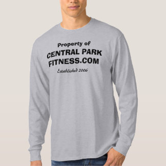 Eigenschap van de fitness van het Central Park T-shirt