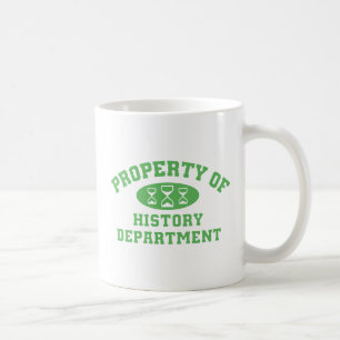 Eigenschap van de geschiedenisafdeling koffiemok