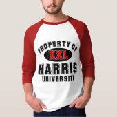 Eigenschap van de Harris University T-shirt (Voorkant)
