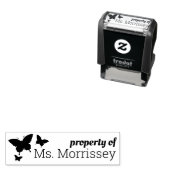 Eigenschap van de lerarennaam Classroom Butterfly Zelfinktende Stempel (In situ)