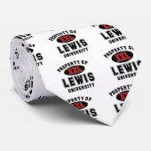 Eigenschap van de Lewis University Stropdas (Opgerold)