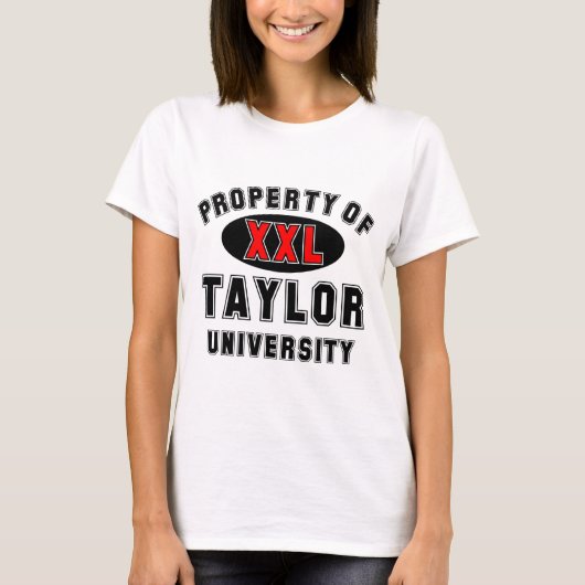 Eigenschap van de Taylor University T-shirt (Voorkant)