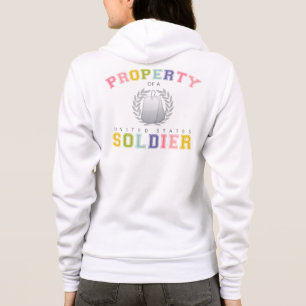 Eigenschap van een Amerikaanse Soldaat (kleurrijk) Hoodie