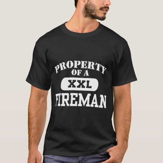 Eigenschap van een Fireman T-shirt (Voorkant)