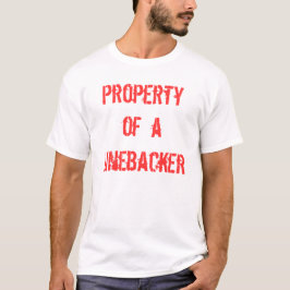 Eigenschap van een lineaire backer t-shirt