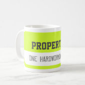 EIGENSCHAP VAN ÉÉN MIDDELGROTE Gele Mok VOOR ARDWO (Voorkant links)