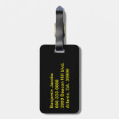 Eigenschap van Jamaica Bagagelabel (Achterkant verticaal)