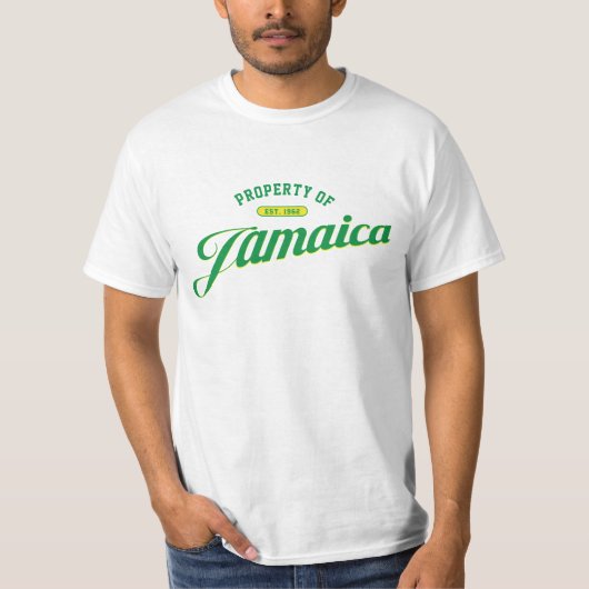 Eigenschap van Jamaica T-shirt (Voorkant)