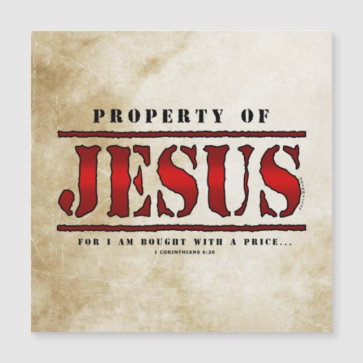 Eigenschap van Jezus (Voorkant)