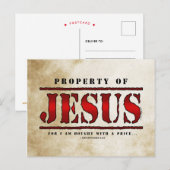 Eigenschap van Jezus Briefkaart (Voorkant / Achterkant)