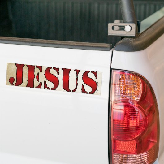 Eigenschap van Jezus Bumpersticker (Op Truck)