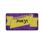 Eigenschap van Label (Voorkant)