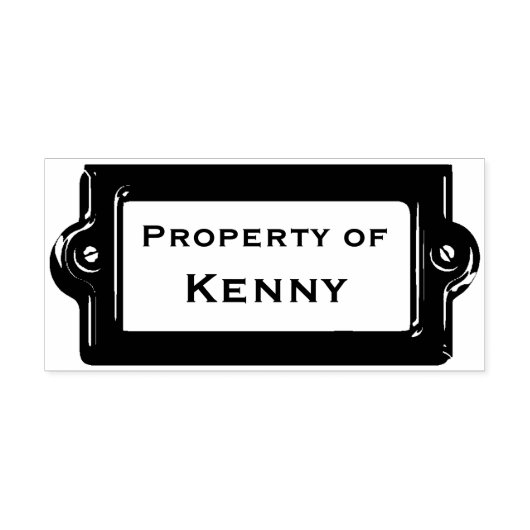 Eigenschap van Plaque Rubber Stamp Rubberstempel (Afrduk)