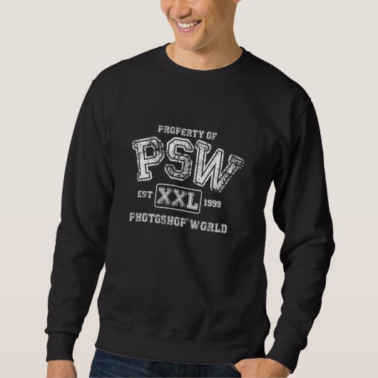 Eigenschap van PSW Photoshop World Sweatshirt (Voorkant)