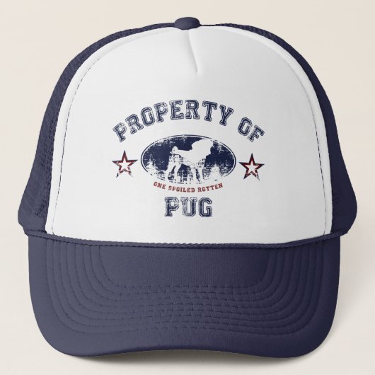 Eigenschap van Pug Trucker Pet (Voorkant)