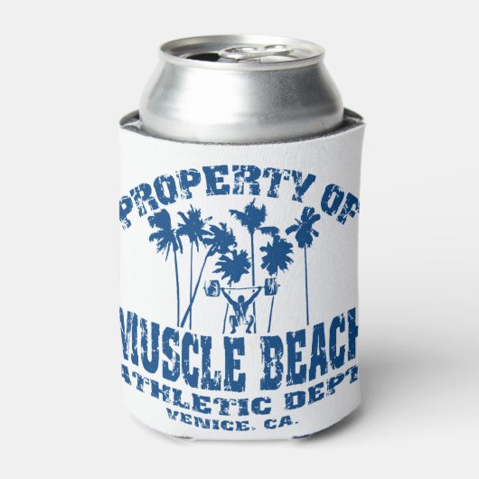 Eigenschap van spierstrand blikjeskoeler (Blikje Voorkant)