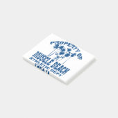 Eigenschap van spierstrand post-it® notes (Schuin)