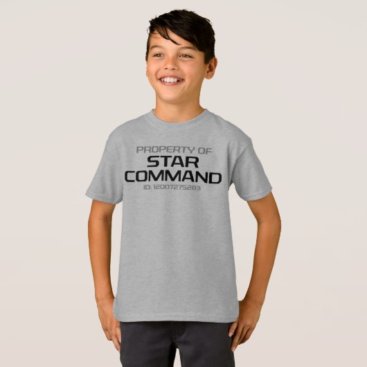 Eigenschap van Star Command T-shirt (Voorkant volledig)