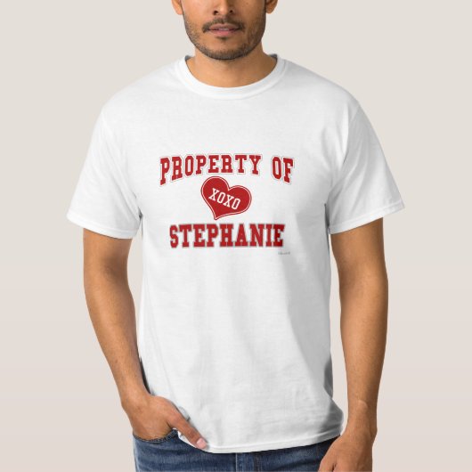 Eigenschap van Stephanie T-shirt (Voorkant)