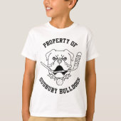 Eigenschap van Sudbury Bulldog Funny T-shirt (Voorkant)