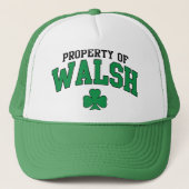 Eigenschap van Walsh Irish Trucker Pet (Voorkant)