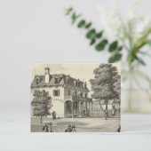 Eigenschap van Wm V Reid, Villa Park, NJ Briefkaart (Staand voorkant)